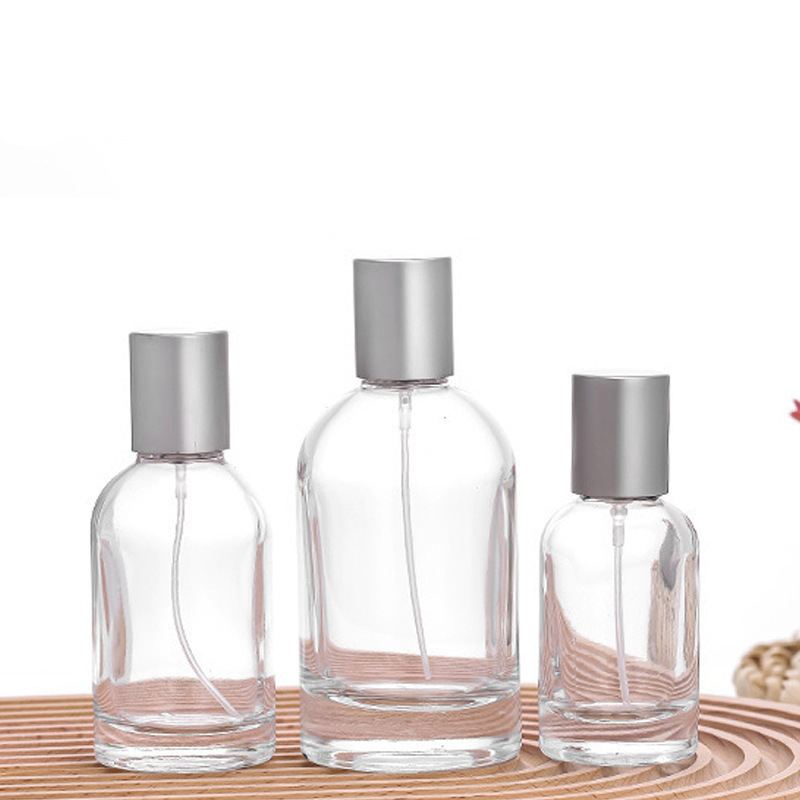 30ml * Botella de perfume con bayoneta Boquilla de alúmina Tapa de laboratorio * Vidrio