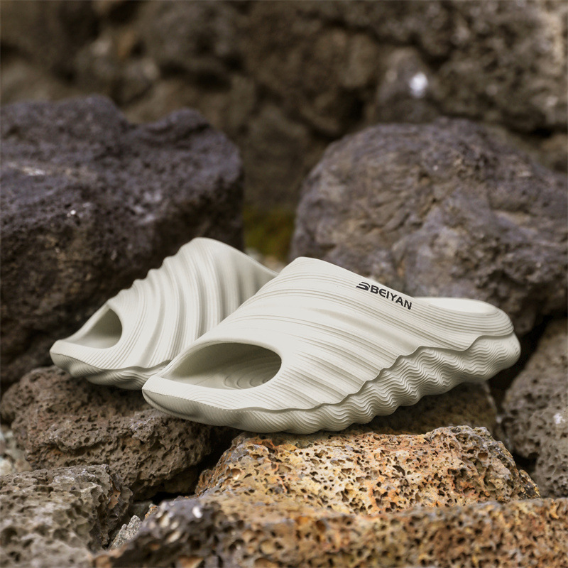 2025 nuevo estilo personalidad moda simple coco zapatillas de una palabra hombres ropa exterior sandalias y zapatillas deportivas comercio exterior venta al por mayor transfronteriza