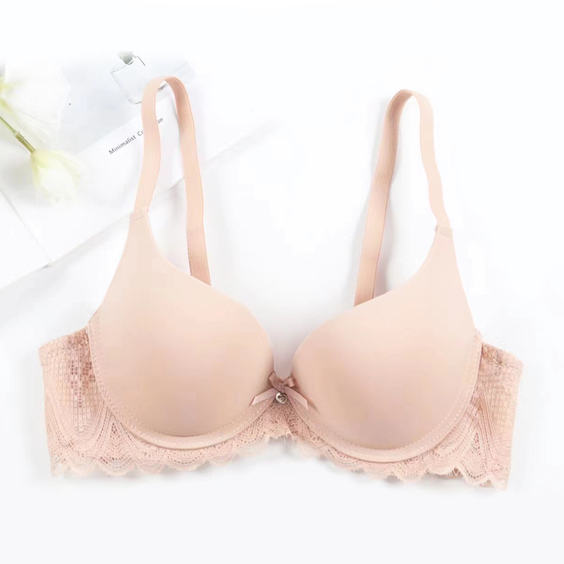 Shantou sostén en stock ropa interior del sudeste asiático de mujer tela de encaje transparente transpirable acúmulo cómodo sostén de mujer