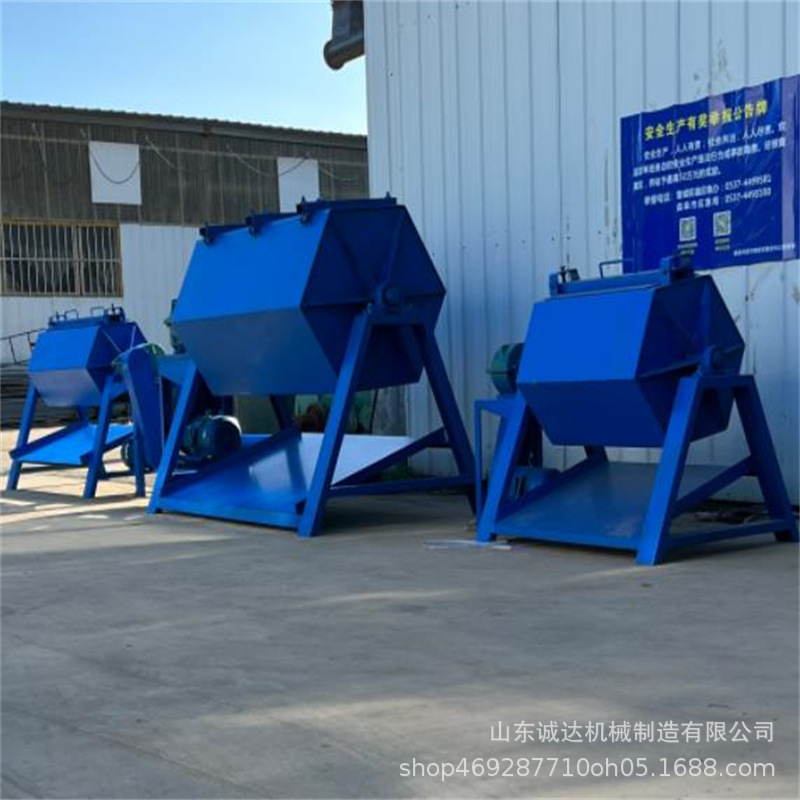 切割铁钉 铆钉去毛刺机 360度旋转式六角滚筒抛光机