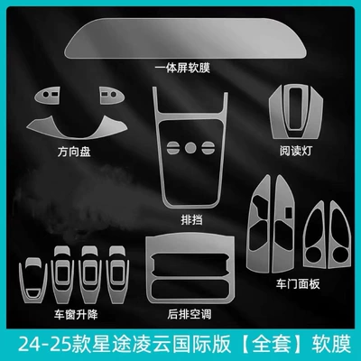 protection, car interior film — Car interior film - full-interior-set