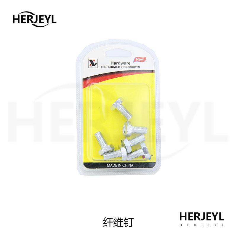 Los fabricantes suministran accesorios de hardware para muebles, tornillos hexagonales, M6-M10 con alto contenido de carbono, juego de accesorios multitamaño/16-50