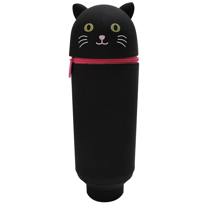 Estuche de lápices de silicona con diseño de panda