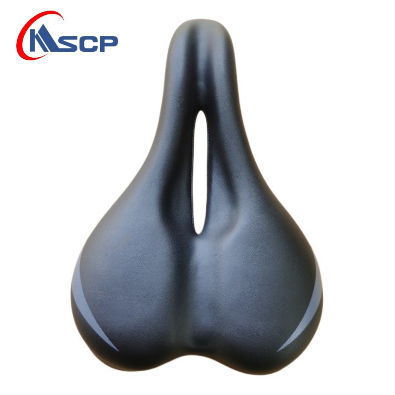 Transfronteriza bicicleta de montaña sillín 3147 hueco cómodo engrosado cojín del asiento de la bicicleta de larga distancia de viaje medio agujero cojín