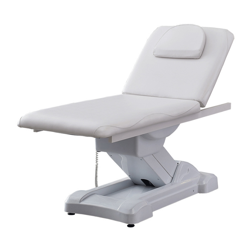 Cama de belleza eléctrica para fisioterapia, masaje SPA y masaje con aceite, con altura ajustable y orificio facial para respirar, específicamente para salones de belleza y clubes.