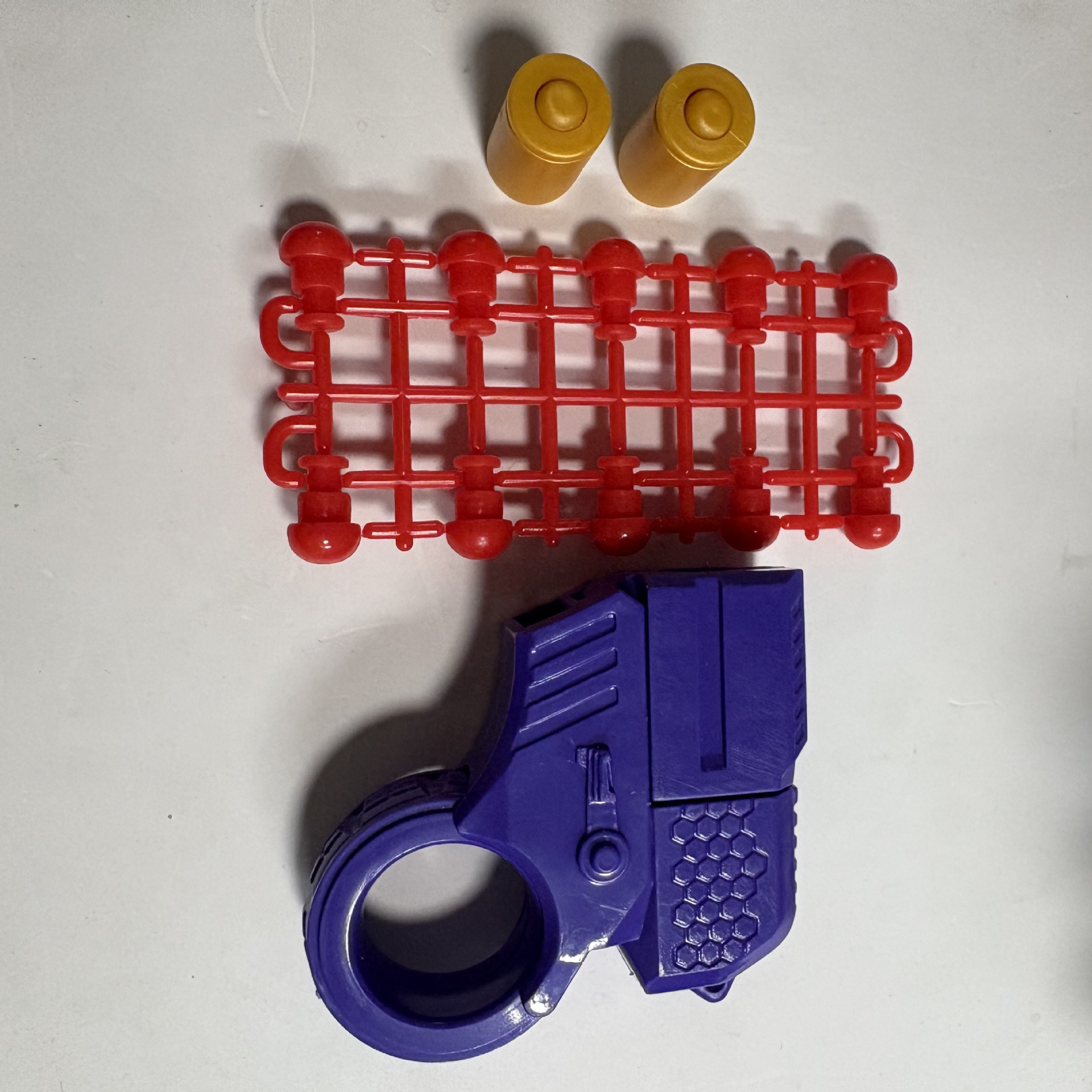 [보라색] 포탄 던지기 손가락 끝 권총 1총 + 포탄 2개 + 소프트 총알 10개