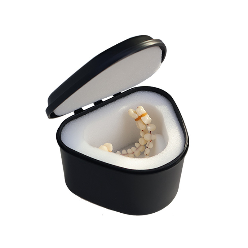 Caja de plástico de embalaje, caja de boca completa de dentadura, caja de retención de ortodoncia dental, caja de dentadura portátil, caja de almacenamiento de dientes