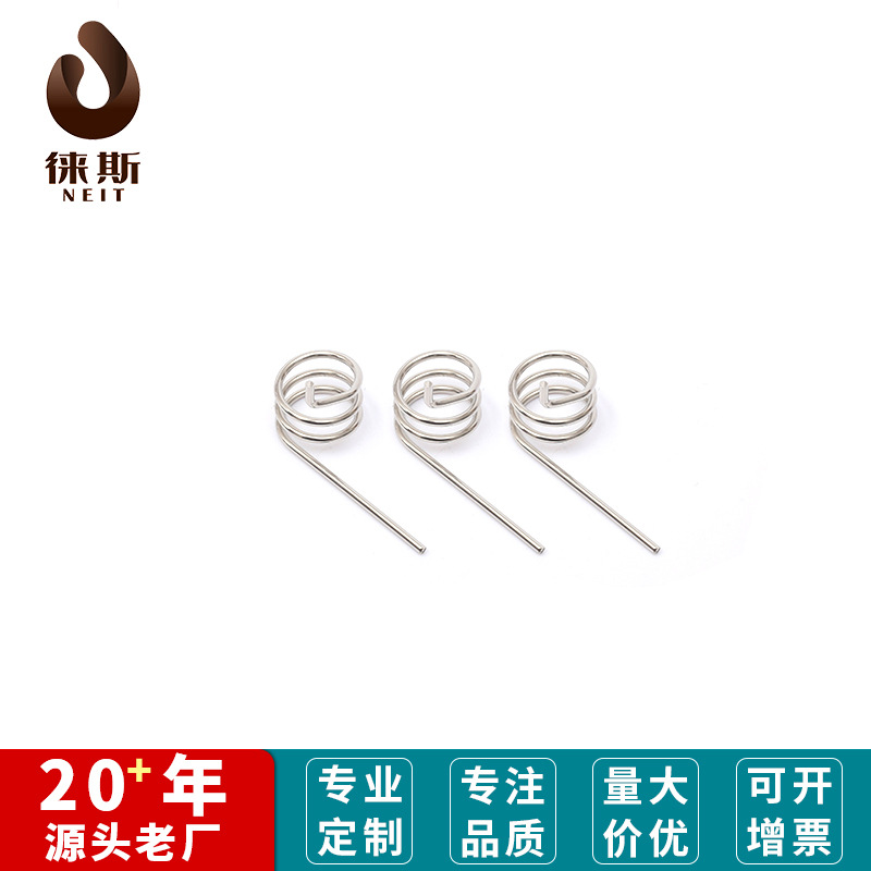 厂家直供精密五金不锈钢0.1 0.15 0.2小压簧小拉簧定 做拉簧扭簧