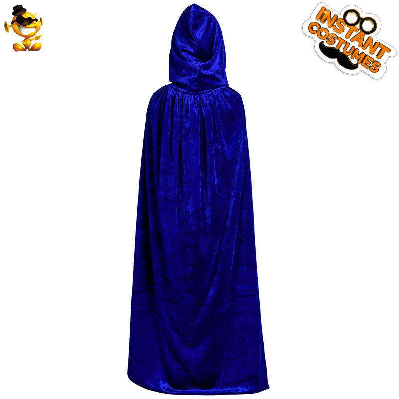 Halloween niña niños terciopelo con capucha partido capa niñas multicolor princesa capa rendimiento traje