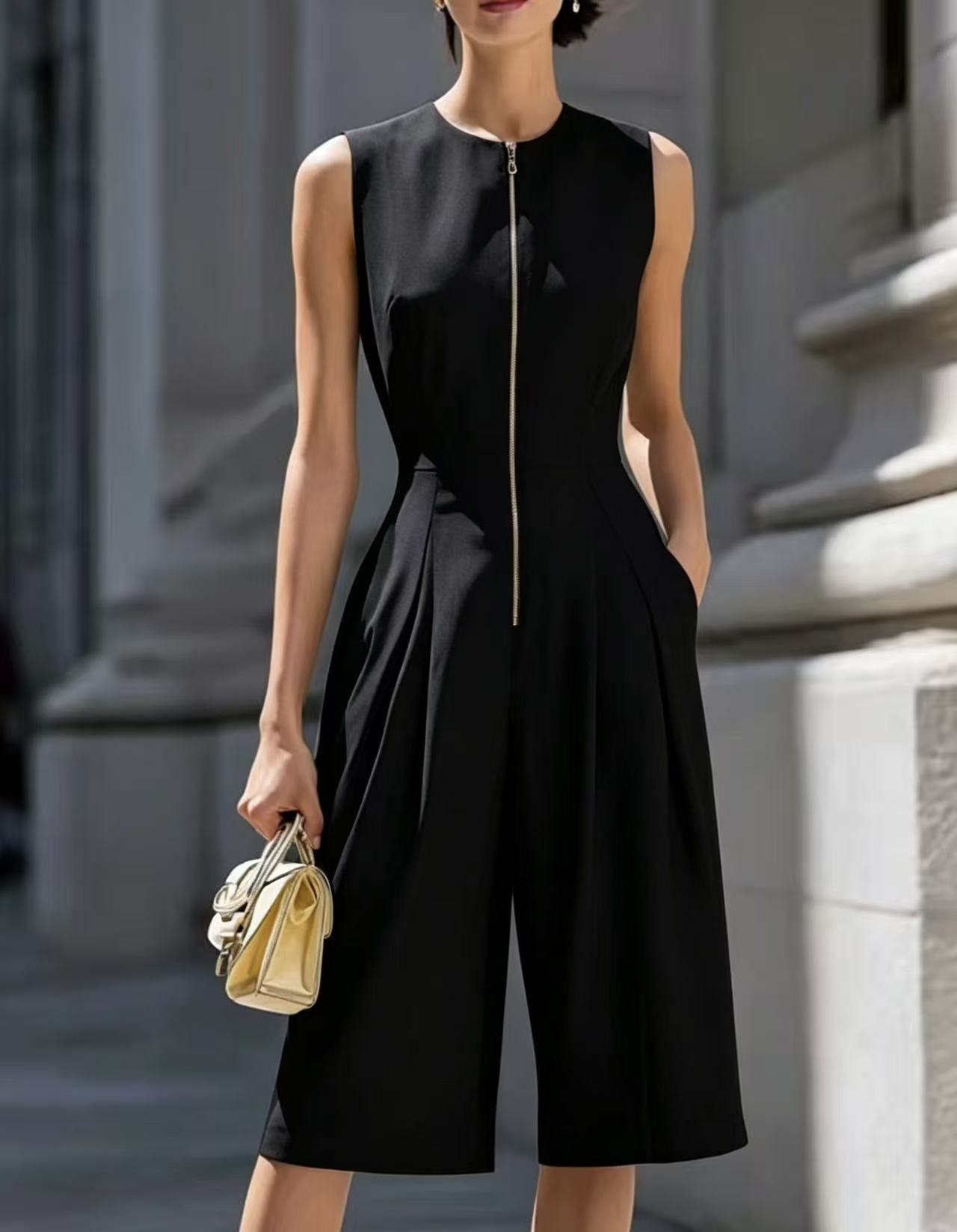 2026 Europa y los Estados Unidos transfronterizos Amazon Europa y los Estados Unidos ropa de mujer tendencia temperamento de moda comercio exterior viajeros mono mono mono pantalones de piernas anchas