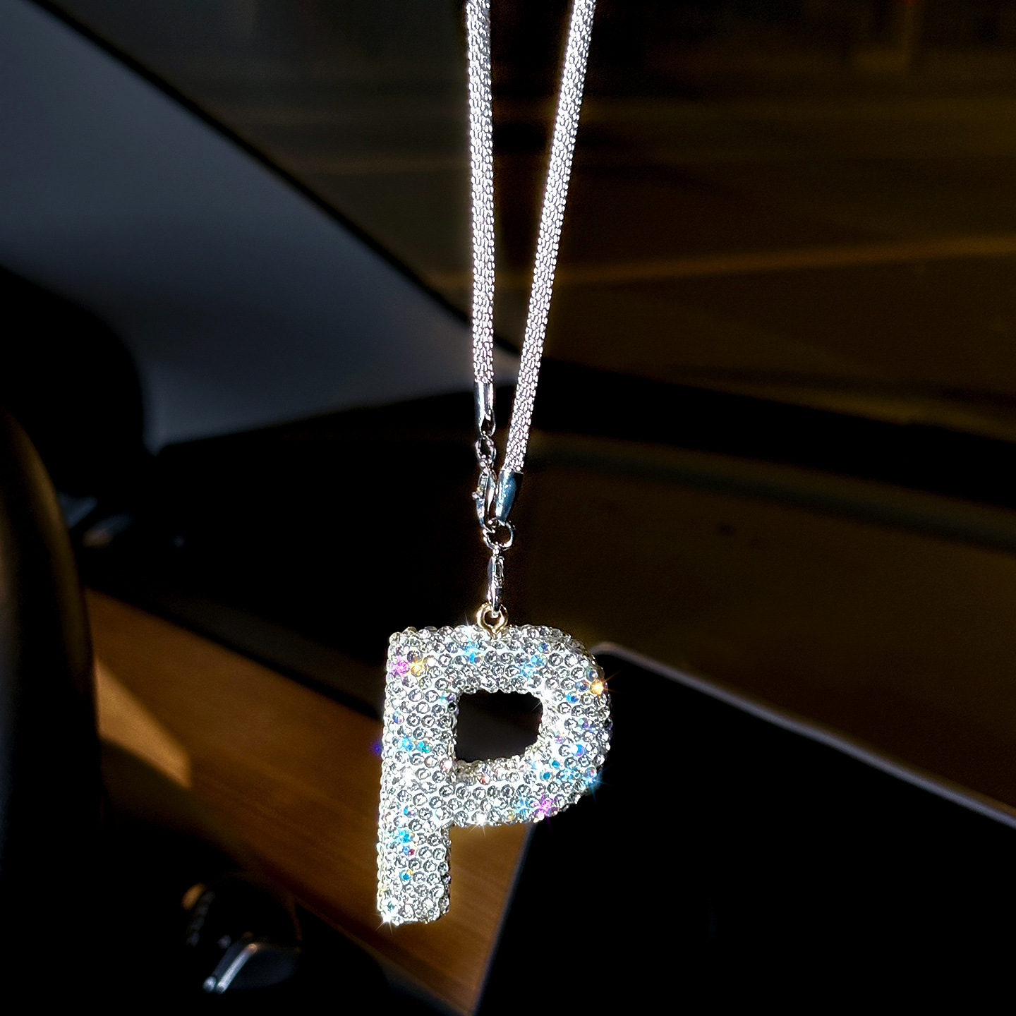 펜던트-다이아몬드 문자 [P]