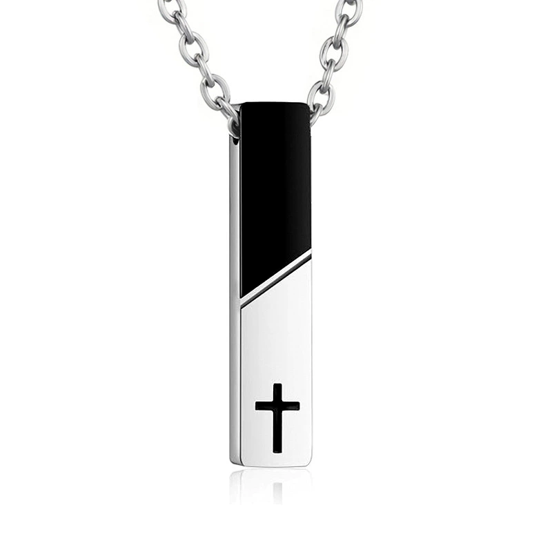 Новые европейские и американские из нержавеющей стали ПЭТ пепел шкатулка Кулон Мужской титана стали круглый Квадратный Кулон внешней торговли поставки