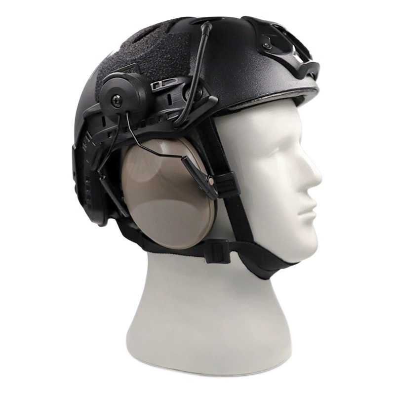 Заводские наушники с прямым кронштейном для шумоподавления, противошумные профессиональные тактические наушники со шлемом, многоцветный, опционально в наличии