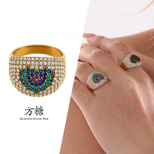 ���ǝM�5A�ʯ��荶�ɫ���Ľ�ָŮ����ɫ���18k��ʳָ���Ʒ