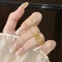 跨境微镶小众十字架锁骨链