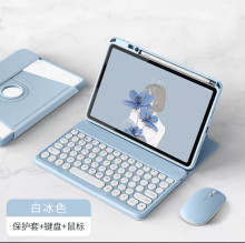 适用三星Tab A9Plus平板旋转保护套S9FE 11寸亚克力笔槽蓝牙键盘