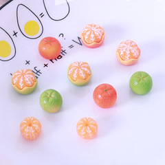 Simulation miniature micro mini food-style orange cream resin creative phone case resin handmade material DIY accessories
