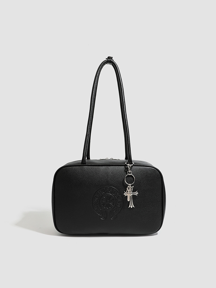 Crowe Cross Square Bag 2025 New Large Capacity Handbag Fashion Pu Leather Briefcase Underarm Bag for Women