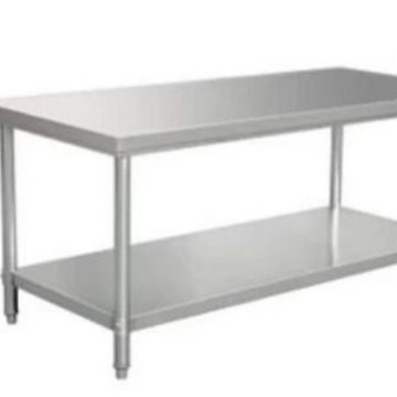 供应sus304材质二层不锈钢工作台1.8*0.8米厂制品CUSTOM商用设备