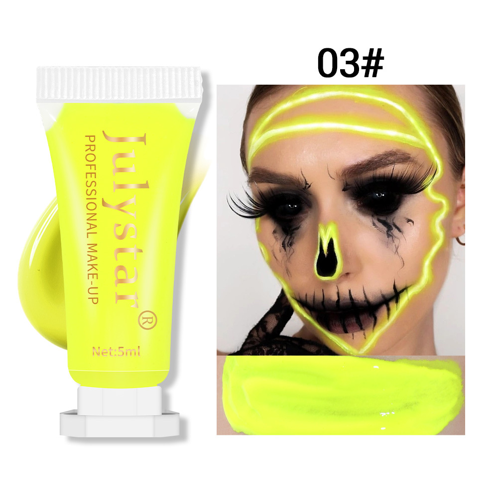 Ličila za noč čarovnic, človeška poslikava obraza, dramatičen vodotopen fluorescentni grafit pigment_voghion.com