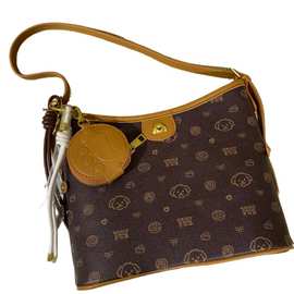 秋冬时尚面包小狗栗尾信使托特包包女士2026年新款手提单肩斜挎包