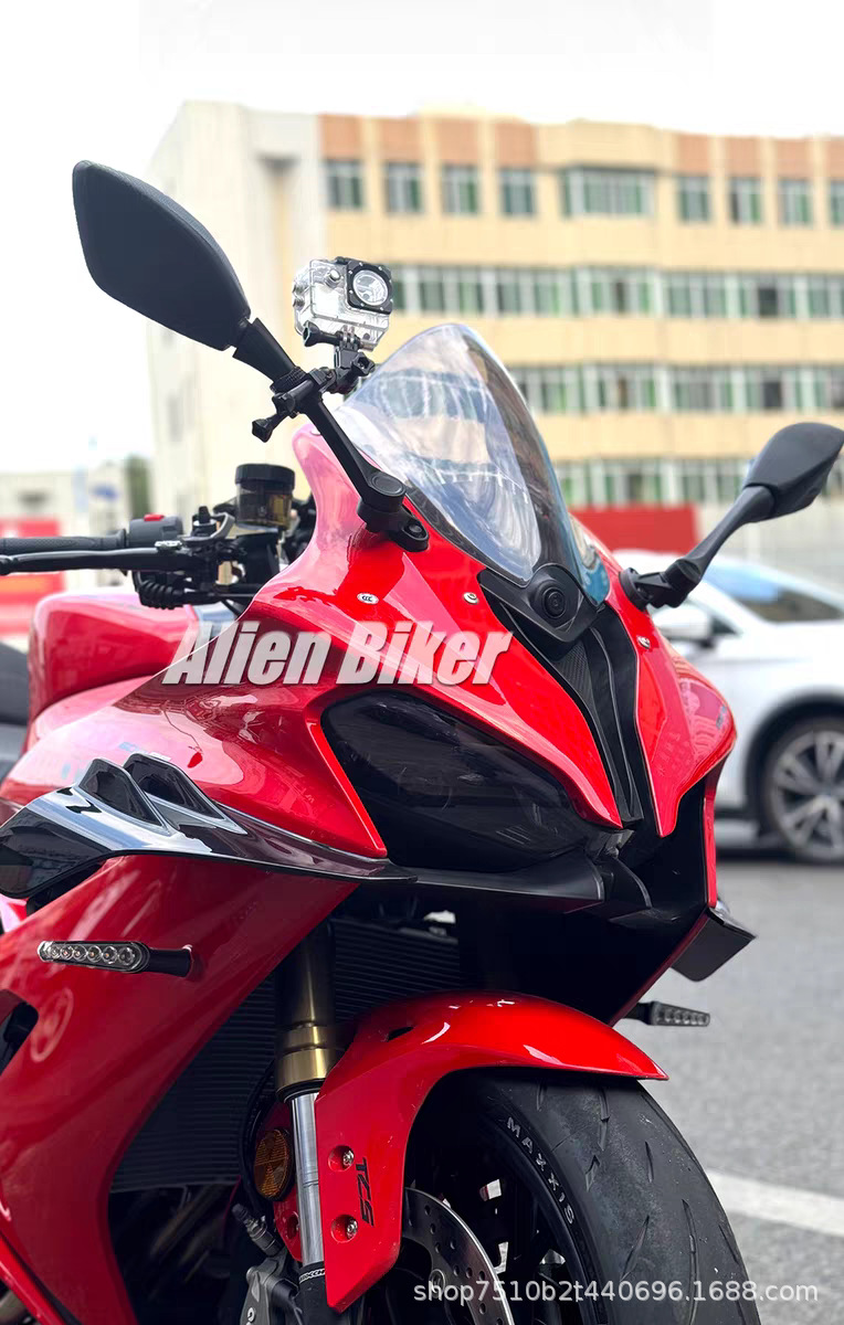 Suitable for Qjmotor Sai 600Rs and Qianjiang Sai 800 Modified Height-Increasing Racing Windscreen, Track Height-Increasing Front Windshield