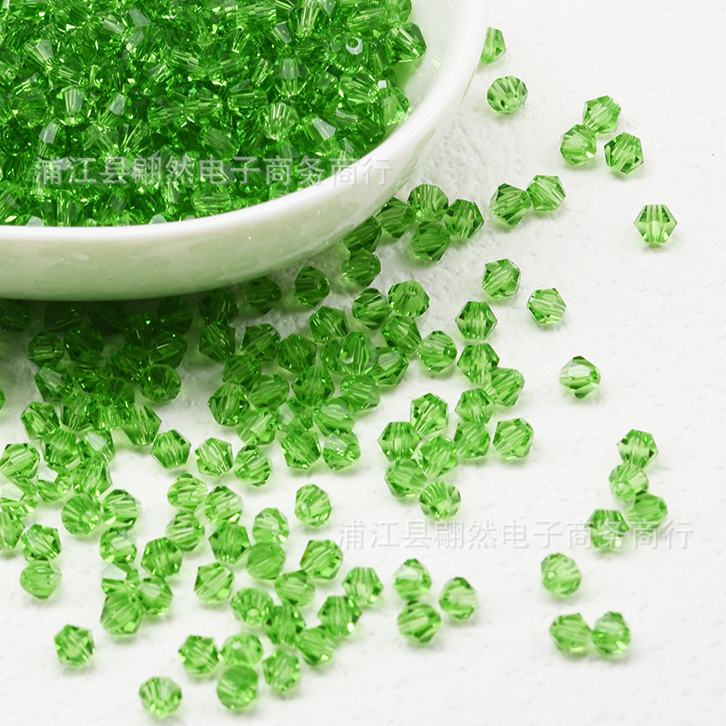 Màu xanh cỏ / Hạt kim cương boutique 3mm (100 chiếc/gói)
