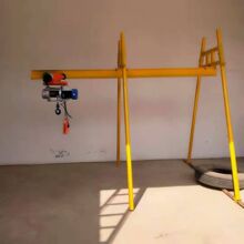 室内外四立柱直滑式吊运机建筑装修上料吊砖220V380V轨道升垒德株
