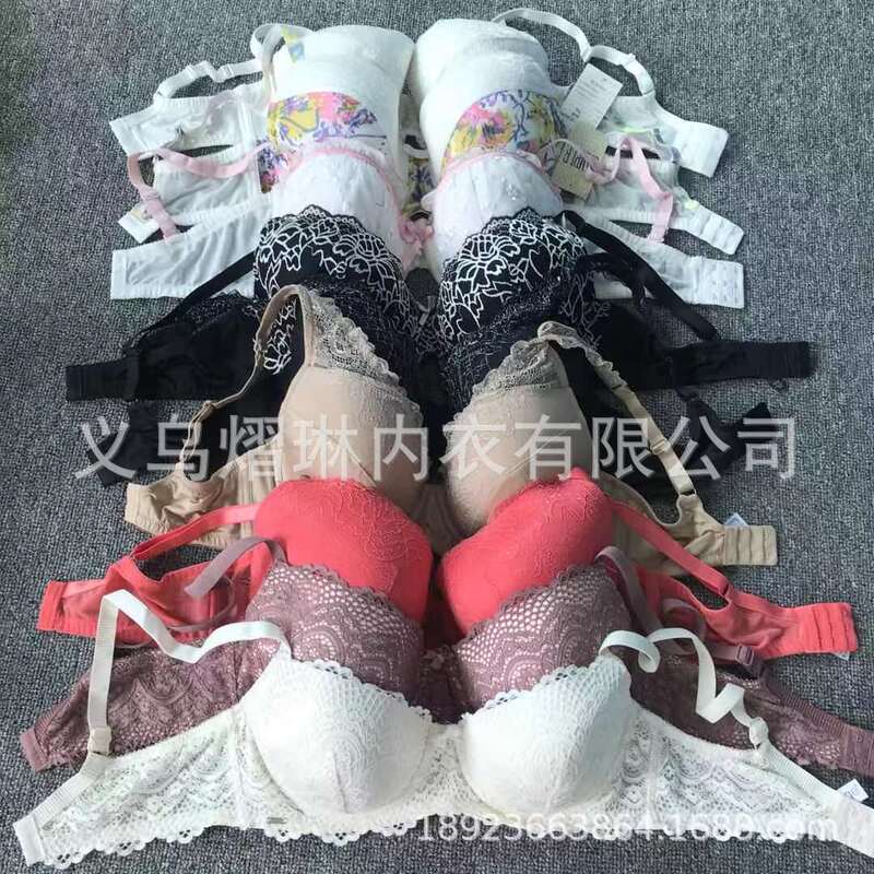Export Mexico philippines sexy lace bra no steel ring comfortable underwear mix bra stock