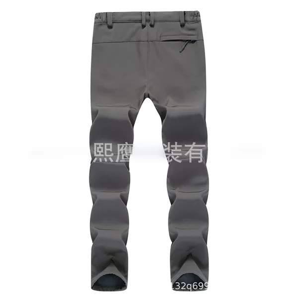 Cross-Border Tactical Assault Pants with Fleece Lining, Thickened Softshell, Warm, Suitable for Outdoor Sports, Mountaineering, Casual Skiing, and Windproof