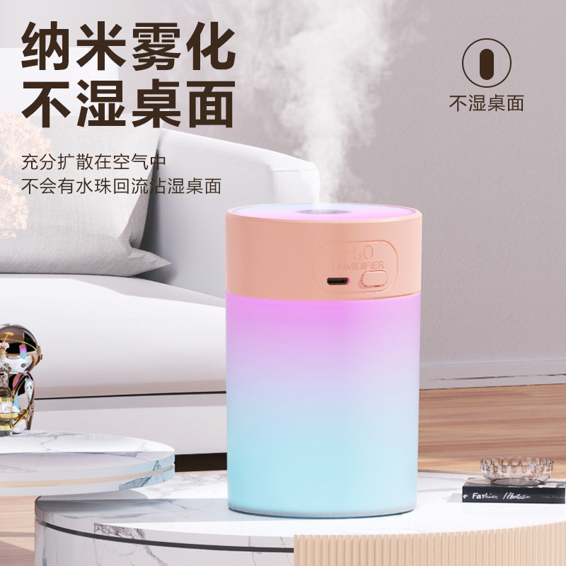 跨境简约炫彩杯加湿器 小型便携家用卧室补水usb迷你车载加湿器|undefined
