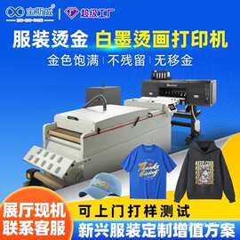 白墨柯式烫画打印机服装T恤烫金数码印花机热转印衣服机器 图片