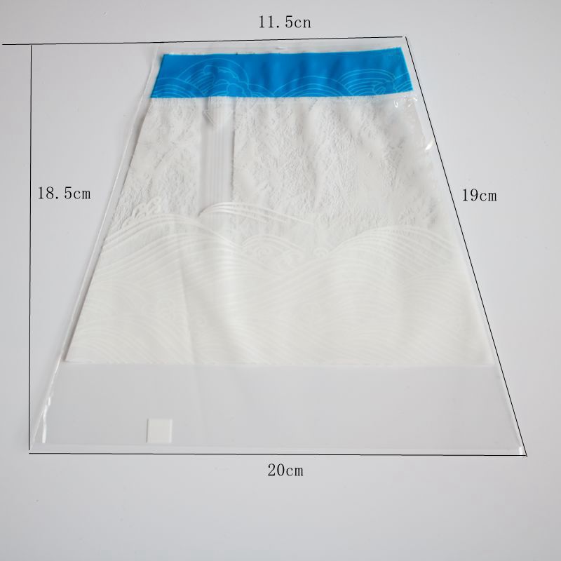 二色大口饭团袋蓝白