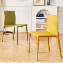 北欧塑料餐椅简约家用成人椅子靠背凳子书桌椅奶茶店休闲椅化妆椅