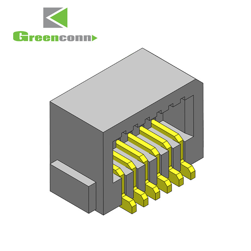Greenconn连接器间距 0.80板对板连接器SMT型态母座连接器