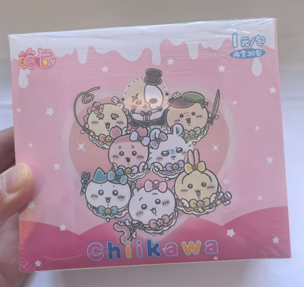 Tarjetas de colección de tarjetas Jiikawa tarjeta flash completa 1 yuan paquete de 3 balas de una caja completa de tarjetas de coleccionista Usaki Dolor oso infestación de tarjetas periféricas