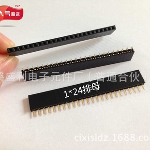 SPacing 2.54MM 1*24P Straight Plug-in Female SPot 24 Pin Molding