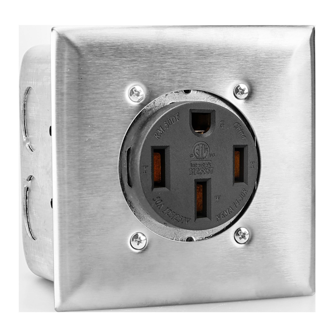 50A NEMA 14-50R 美标充电桩面板组套 室内充电 EV充电