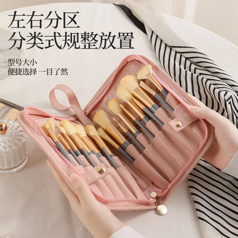 New Vertical Cosmetic Brush Storage Bag Foldable Travel Cosmetic Brush Bag Embroidery Tool Pen Eyebrow Pen Tool Kit New Vertical Cosmetic Brush Storage Bag Foldable Travel Cosmetic Brush Bag Embroidery Tool Pen Eyebrow Pen Tool Kit