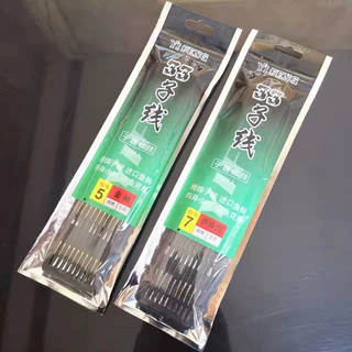 厂家批发手绑子线双钩 绑好竞技子线仕挂 子线钩33公分子线双钩
