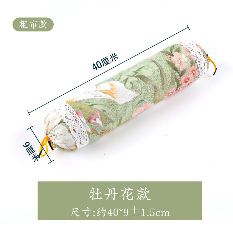 メーカー卸売り直売艾草頚椎枕円柱デザイン頚椎枕艾毛灸枕家庭用枕|undefined
