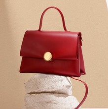 高级感红色新娘包包2024新款大容量质感婚包手提包女小众结婚女包