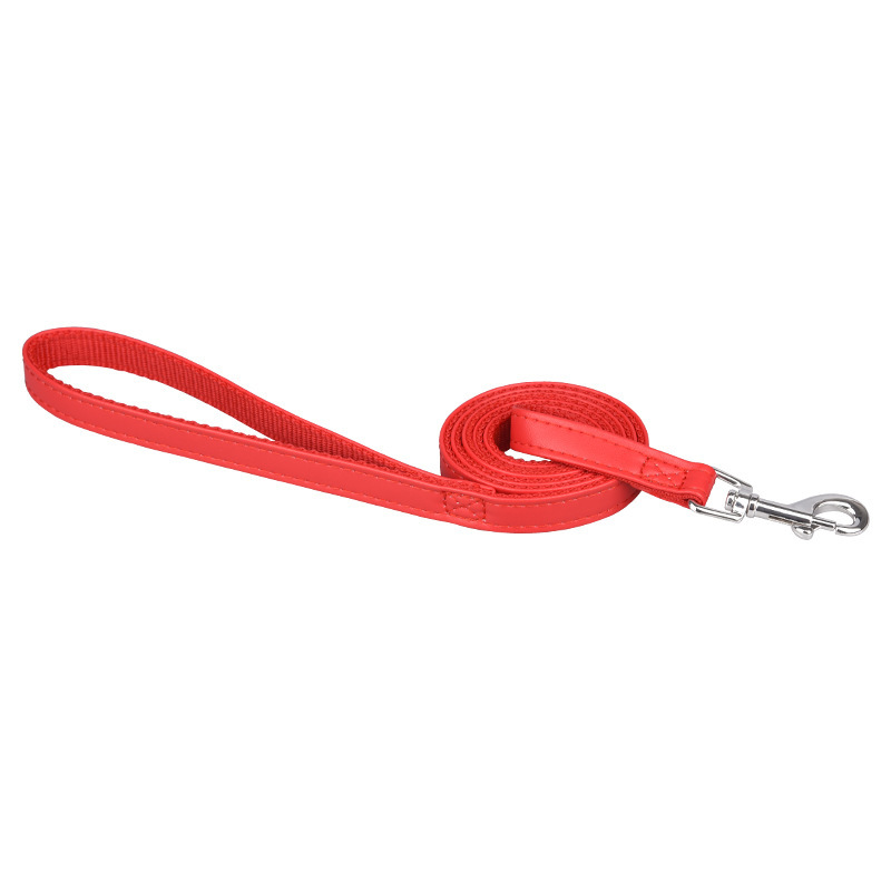 Collar de mascotas remaches PU cuero cabeza redonda anti-mordura cool punk viento artículos de mascotas felinos collar de fábrica de perros stock