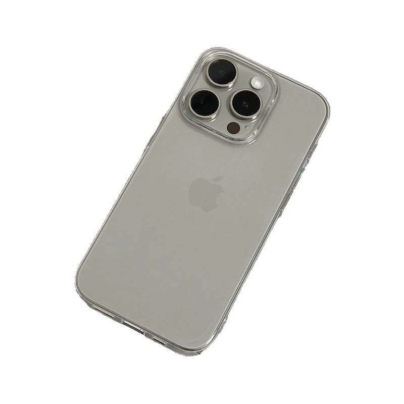 Прозрачный защитный чехол из PC для серии Apple iPhone 15 - простой, элегантный, прозрачный