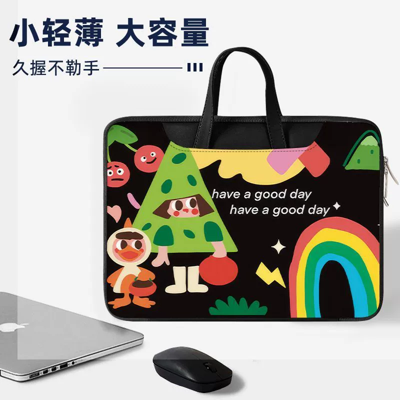 Ручная совместимая сумка для ноутбука Lenovo Apple Huawei, 14"