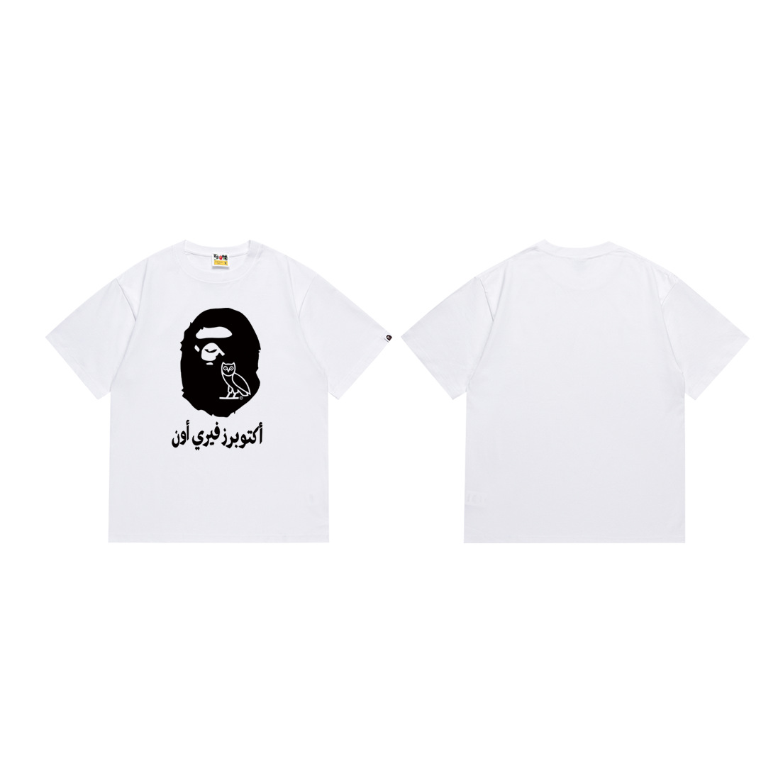 クロスボーダー卸売潮ブランド BAPE エイプヘッド半袖シャークトップ T シャツ供給 240 グラム半袖