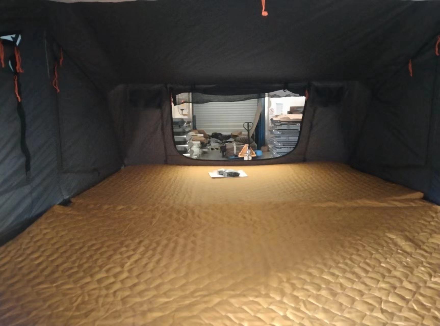 Roof Tent Suv Off-Road Vehicle Self-Driving Tour Camping Foldable 3-4 Person Hardtop Portable Quick-Install Car Roof Tent