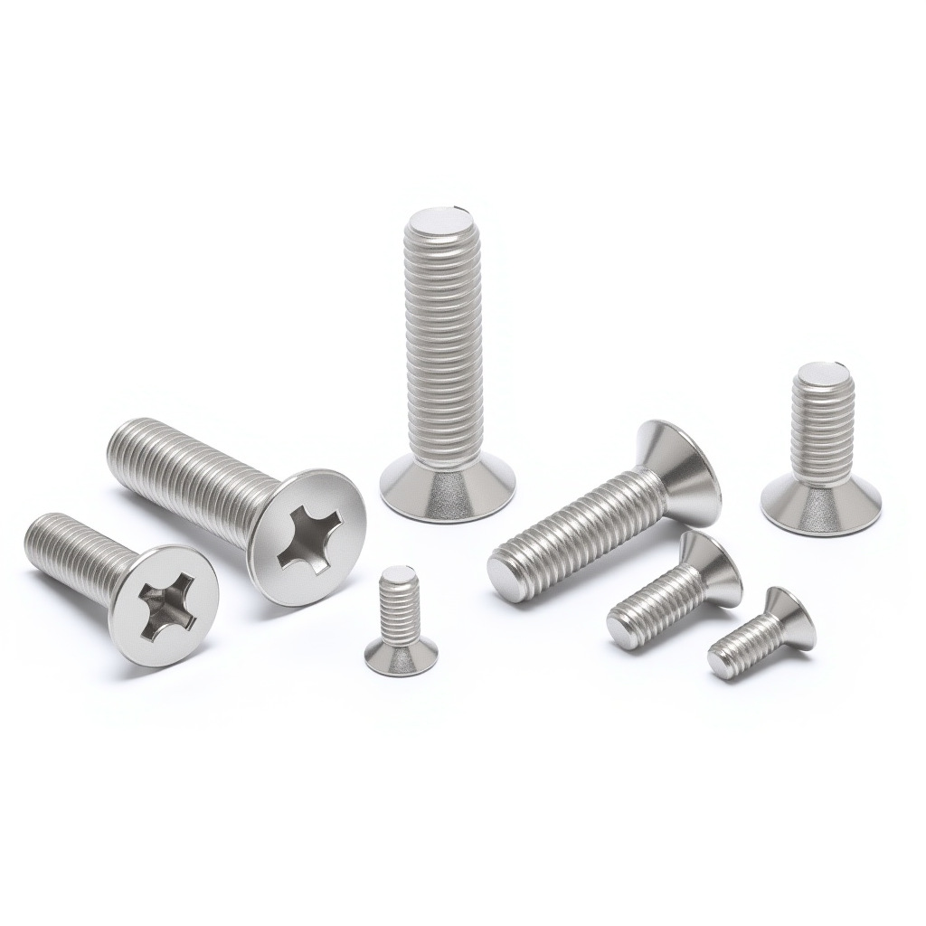 201 Stainless Steel Countersunk Phillips Screws Gb819 Flat Head Screws Bolts Hardware Accessories Wholesale
