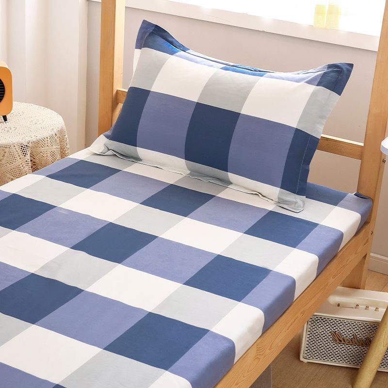100% algodón puro dormitorio de estudiantes sábanas individuales 0,9 m dormitorio cama individual algodón hogar doble edredón lista