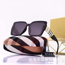 韩版新款时尚B字母偏光太阳镜 女 网红时尚驾驶开车墨镜潮款眼镜